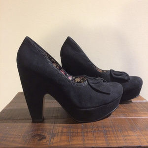 Seychelles suede platform shoes 7.5